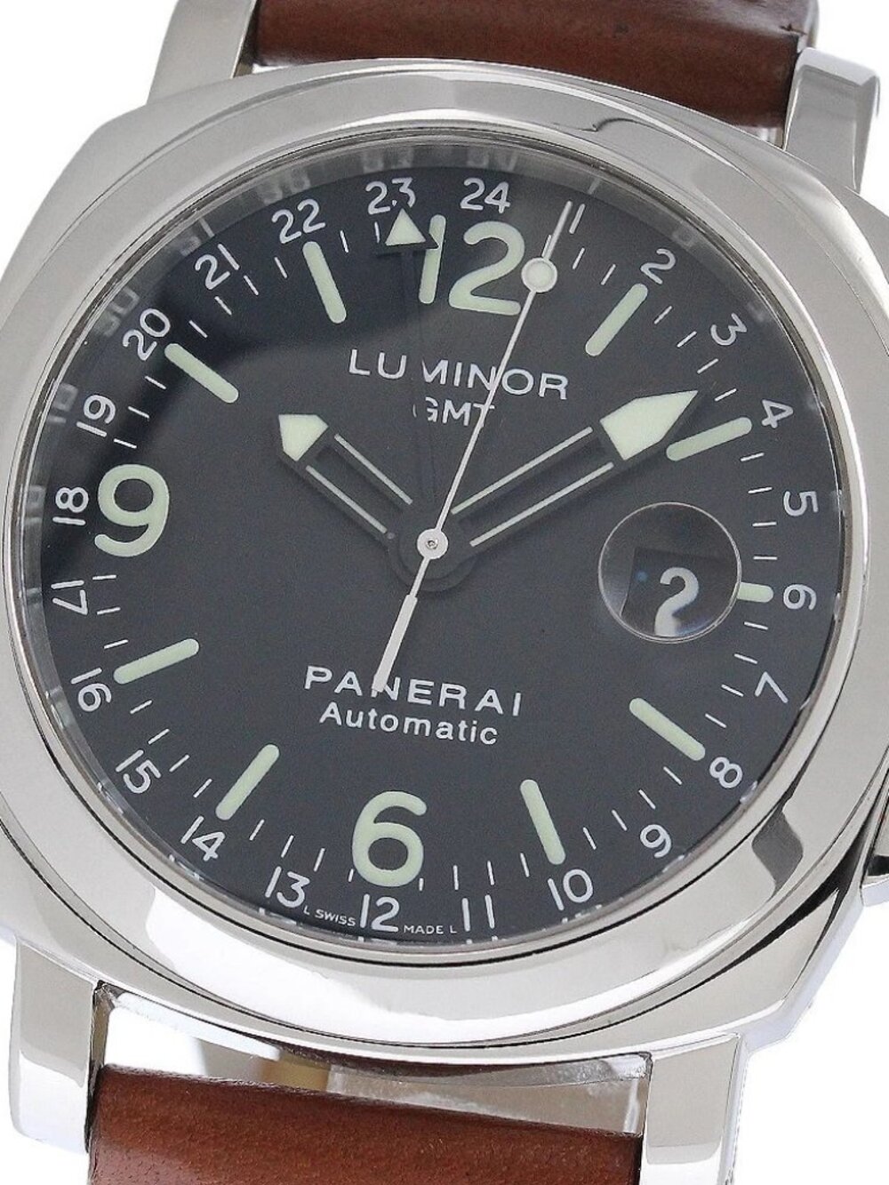 PANERAI Luminor GMT PAM00063 black Dial Automatic Men's Watch_962511